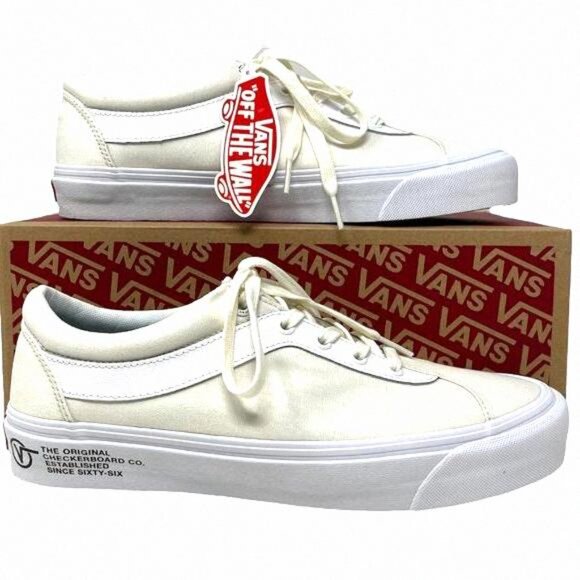 💖MEGA SALE💖Vans Bold Ni Women Marshmallow White VN0A3WLPWP3 Skateboarding - Picture 11 of 12